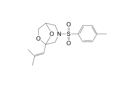 5-(2'-Methylpropenyl)-3-(toluene-p-sulfonyl)-6,8-dioxa-3-azabicyclo[3.2.1]octane