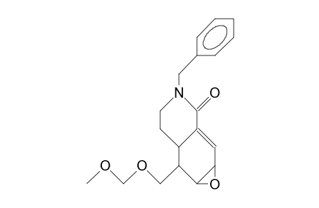 (4AR, 5S,6S,7R)-2-benzyl-3,4,4a,5,6,7-hexahydro-5-methoxymethoxymethyl-6,7-epoxy-1(2H)-isoquinolone