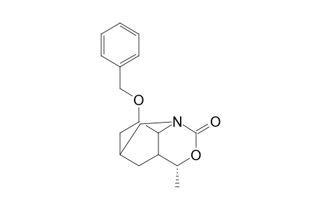 (4R)-9-(Benzyloxy)-4-methyl-3-oxa-1-azatricyclo[5.3.1.0(5,10)]undecan-2-one
