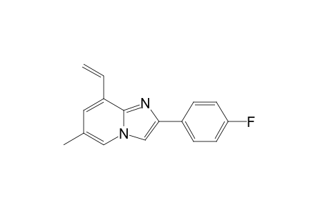 2-(p-Fluorophenyl)-8-ethenyl-6-methyl-imidazo[1,2-a]pyridine
