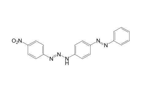1-(p-nitrophenyl)-3-[p-(phenylazo)phenyl]triazene