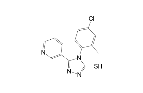 4-(4-chloro-2-methylphenyl)-5-(3-pyridinyl)-4H-1,2,4-triazole-3-thiol