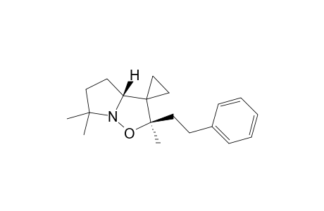 Hexahydro-2'-(2-phenylethyl)-2',6',6'-trimethylspiro[cyclopropane-1,3'-pyrrolo[1,2-b]isoxazole]