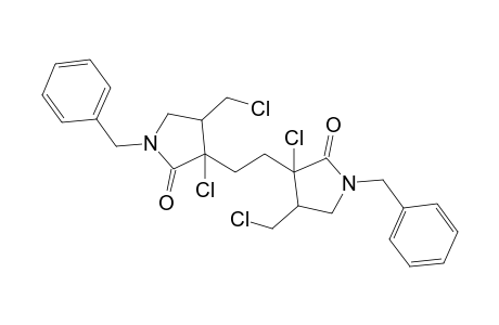 N-Benzyl-3-[2-(N-benzyl-3-chloro-4-chloromethyl-pyrrolidin-2-on-3-yl)ethyl]-3-chloro-4-chloromethylpyrrolidin-2-one