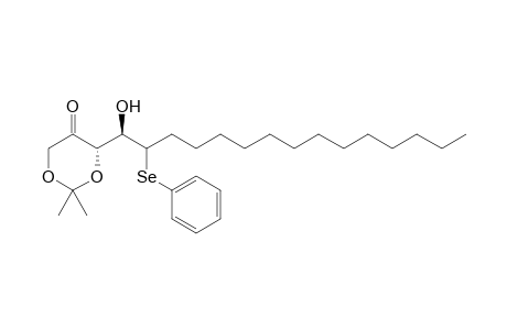 (1'R,2'R/S,4S)-4-(1-Hydroxy-2-phenylselenylpentadecanyl)-2,2-dimethyl[1,3]dioxan-5-one