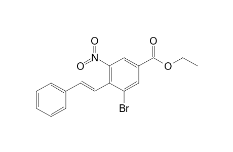 Ethyl 3-bromo-5-nitro-4-[(E)-2-phenylethenyl]benzoate