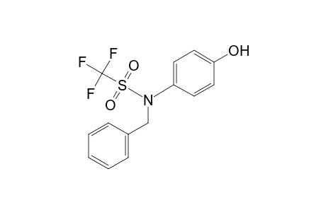 N-Benzyl-N-(4-hydroxyphenyl)triflamide