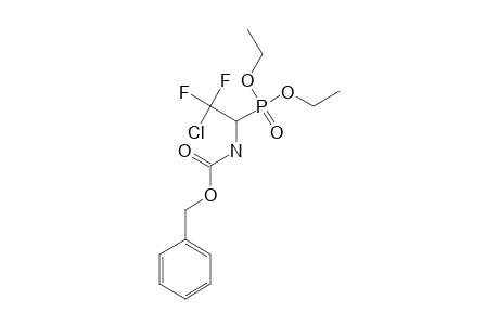 N-(2-chloro-1-diethoxyphosphoryl-2,2-difluoro-ethyl)carbamic acid benzyl ester