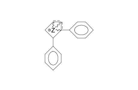 3,4-Diphenyl-3-cyclopentenyl cation