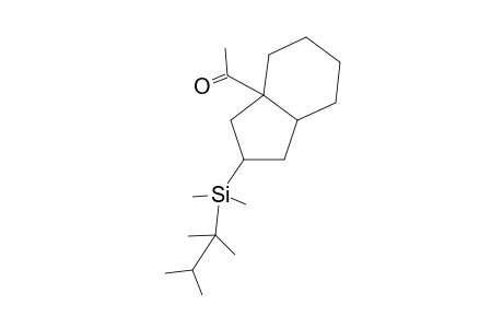 1-Acetyl-8-dimethylthexylsilylbicyclo[4.3.0]nonane
