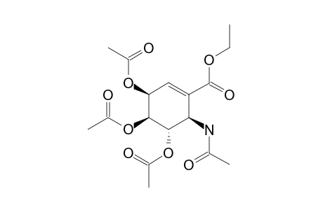 ETHYL-(ANTI)-(SYN)-(ANTI)-3,4,5-TRIACETOXY-6-N-ACETYLAMINOCYCLOHEX-1-ENE-1-CARBOXYLATE