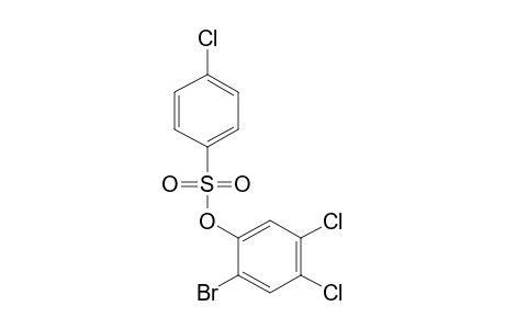 p-CHLOROBENZENESULFONIC ACID, 2-BROMO-4,5-DICHLOROPHENYL ESTER