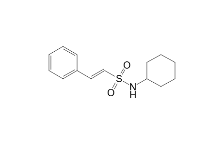 (E)-N-cyclohexyl-2-phenyl-ethenesulfonamide