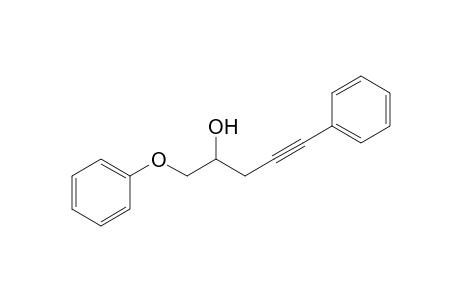1-Phenoxy-5-phenylpent-4-yn-2-ol