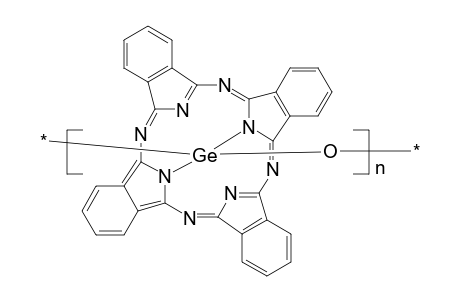 Poly[Oxy(hemiporphyrazino)germanyl]
