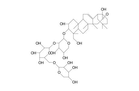 3-O-[.alpha.-L-Arabinopyranosyl-(1->6).beta.-D-glucopyranosyl-(1->2).alpha.-L-arabinopyranosyl)-2.beta.,17,23-trihydroxy-28--