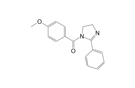 1H-imidazole, 4,5-dihydro-1-(4-methoxybenzoyl)-2-phenyl-