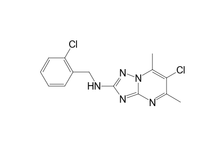 6-Chloro-N-(2-chlorobenzyl)-5,7-dimethyl[1,2,4]triazolo[1,5-a]pyrimidin-2-amine