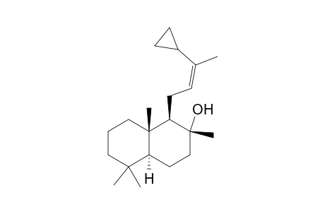 Z-(1R,2R,4aS,8aS)-1-(3-cyclopropylbut-2-en-1-yl)-2,5,5,8a-tetramethyl-decahydro-naphthalen-2-ol