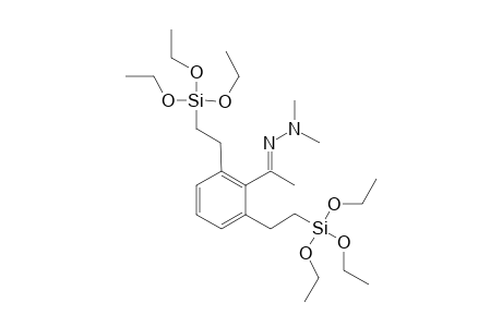 (anti)-2,6-bis[2'-tris(Ethoxy)silylethyl]-1-[N(2)-dimethylamino]acetophenone - hydrazone