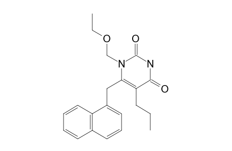 1-ETHOXYMETHYL-5-N-PROPYL-6-(1-NAPHTHYLMETHYL)-URACIL