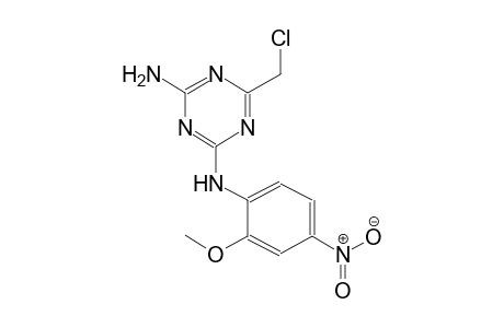 N-[4-amino-6-(chloromethyl)-1,3,5-triazin-2-yl]-N-(2-methoxy-4-nitrophenyl)amine