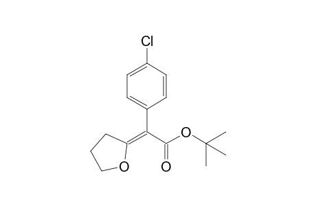 t-Butyl 2-[4',5'-dihydrofuran-2(3H)-ylidene]-2-(p-chlorophenyl)-acetate