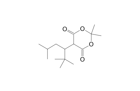 5-(1-tert-Butyl-3-methylbutyl)-2,2-dimethyl-1,3-dioxane-4,6-dione