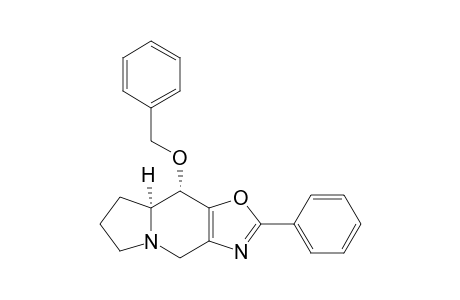 (8aS,9S)-2-phenyl-9-phenylmethoxy-4,6,7,8,8a,9-hexahydro-[1,3]oxazolo[4,5-f]indolizine