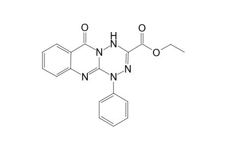 1-Phenyl-3-(ethoxycarbonyl)-6H-[1,2,4,5]tetrazino[3,2-b]quinazolin-6-one