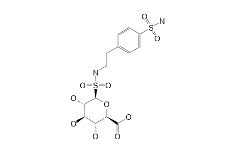 N-4-(AMINOSULFONYL)-PHENETHYL-S-(1-THIO-BETA-D-GLUCOPYRANURONOYL)-SULFONAMIDE
