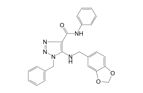 1-Benzyl-N-phenyl-5-(piperonylamino)triazole-4-carboxamide