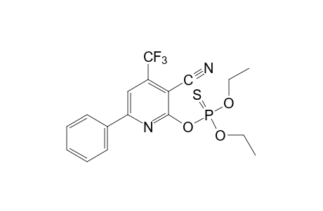 2-hydroxy-6-phenyl-4-(trifluoromethyl)nicotinonitrile, O-ester with O,O-diethyl phosphorothioate