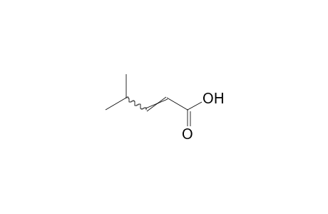 4-methyl-2-pentenoic acid