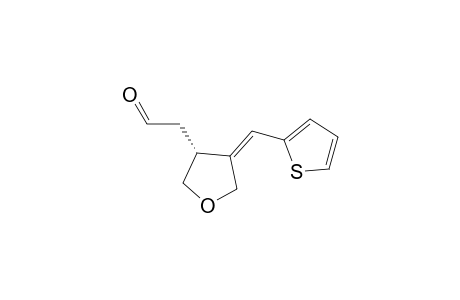 (R, Z)-2-(4-(Thiophen-2-ylmethylene)tetrahydrofuran-3-yl)acetaldehyde