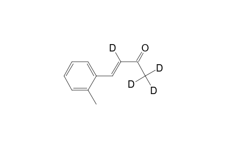 1-(o-Methylphenyl)-2,4,4,4-tetradeutero-1-buten-3-one