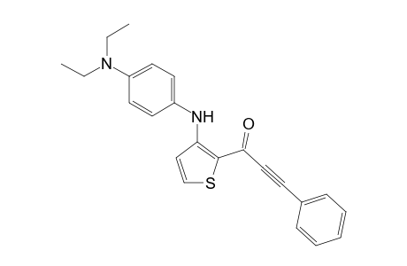 1-(3-(4-(Diethylamino)phenylamino)thiophen-2-yl)-3-phenylprop-2-yn-1-one