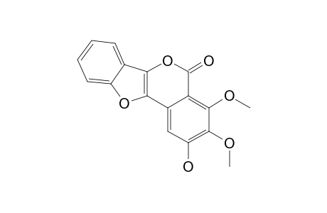 PLATYPHYLLARIN-C;6-HYDROXY-7,8-DIMETHOXY-BENZOFUROISOCOUMARIN