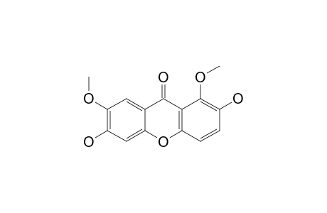 2,6-DIHYDROXY-1,7-DIMETHOXYXANTHONE;CALOPHYMEMBRANOL_A
