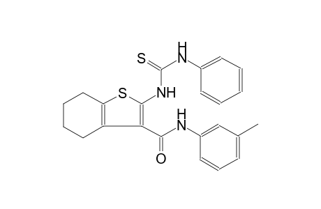 benzo[b]thiophene-3-carboxamide, 4,5,6,7-tetrahydro-N-(3-methylphenyl)-2-[[(phenylamino)carbonothioyl]amino]-