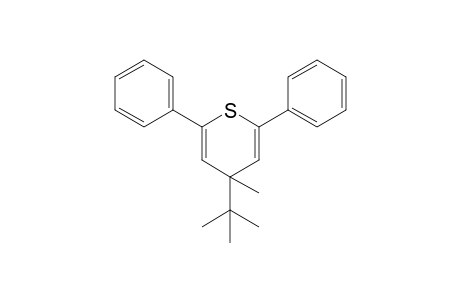 4-(t-Butyl)-4-methyl-2,6-diphenyl-4H-thiopyran