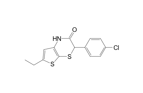 3-(4-chlorophenyl)-6-ethyl-1H-thieno[2,3-b][1,4]thiazin-2-one