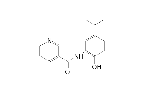3-pyridinecarboxamide, N-[2-hydroxy-5-(1-methylethyl)phenyl]-