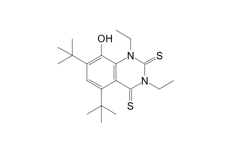 5,7-ditert-butyl-1,3-diethyl-8-hydroxy-quinazoline-2,4-dithione