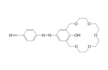 Indicator B [19-[N-(4-Cyanophenyl)hydranzo]-3,6,9,12,15-pentaoxabicyclo[16.3,1]heneicosane21-ol