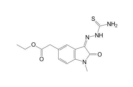 1-methylisatin-5-acetic acid, ethyl ester, 3-thiosemicarbazone
