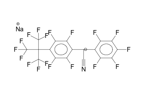 SODIUM (4-NONAFLUORO-TERT-BUTYLTETRAFLUOROPHENYL)(PENTAFLUOROPHENYL)CYANOMETHANATE