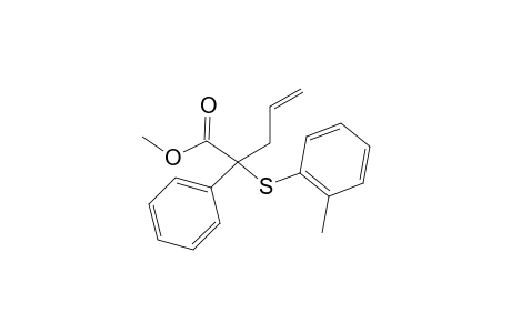 2-(o-tolylthio)-2-phenyl-pent-4-enoic acid methyl ester