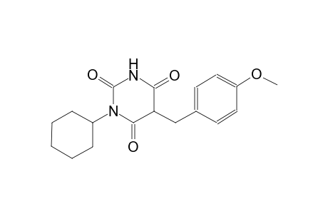 1-Cyclohexyl-5-(4-methoxy-benzyl)-pyrimidine-2,4,6(1H,3H,5H)-trione