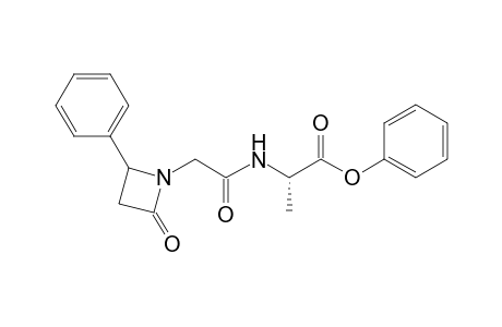 [2-(2'-Oxo-4'-phenylazetidin-1'-yl)acetyl]-L-alanine - phenyl ester